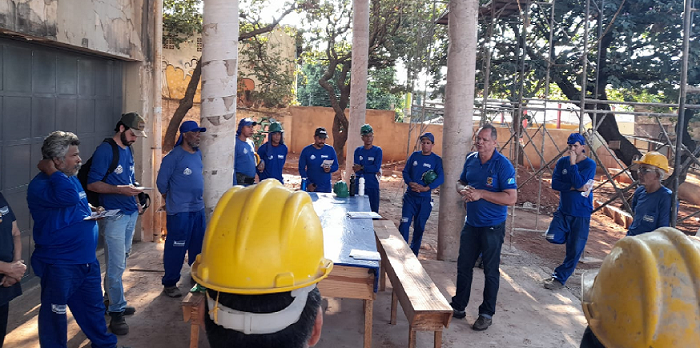 VISITA  AO CANTEIRO DE OBRAS DA POLIGONAL