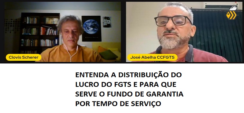 ABELHA PARTICIPA DA LIVE SOBRE DISTRIBUIÇÃO DO LUCRO DO FGTS