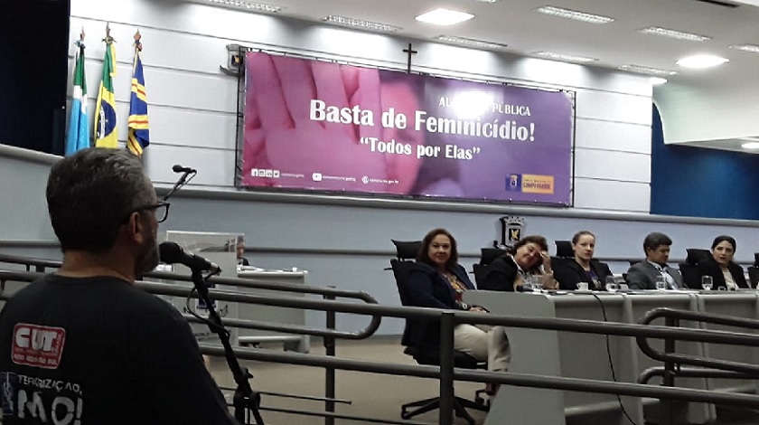 JOSÉ ABELHA PARTICIPA DE EVENTO CONTRA O FEMINICÍDIO