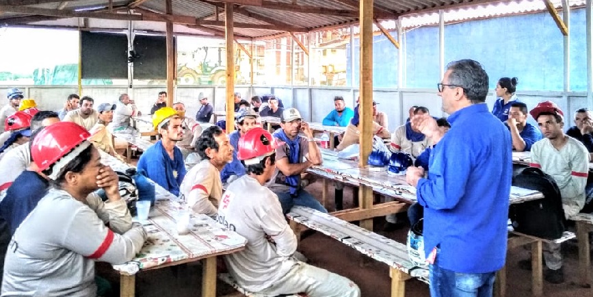 SINDICATO VISITA CANTEIRO DE OBRA DA COPLAN