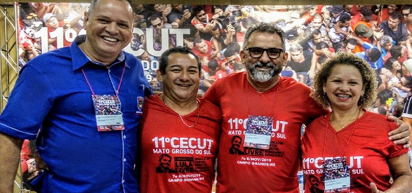 SINTRACOM PARTICIPA DO CECUT E PRESTA HOMENAGEM À GENILSON DUARTE