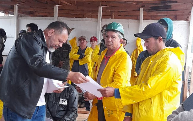 SINDICATO VISITA CANTEIRO DE OBRAS DA EMPRESA OROS