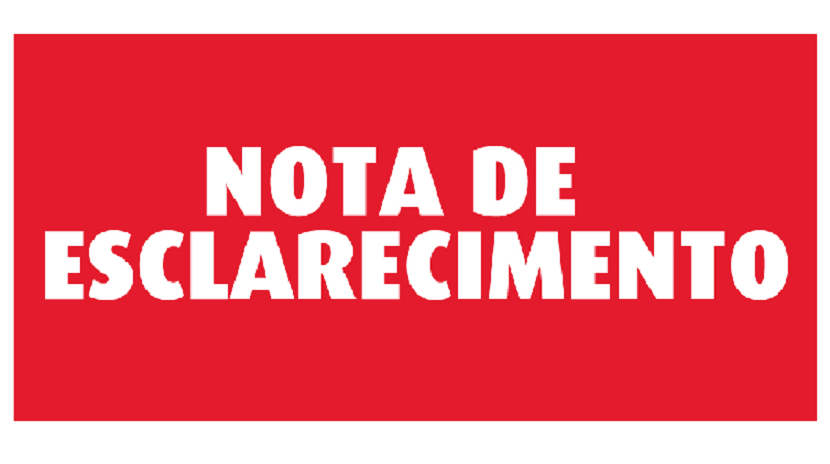 NOTA DE ESCLARECIMENTO