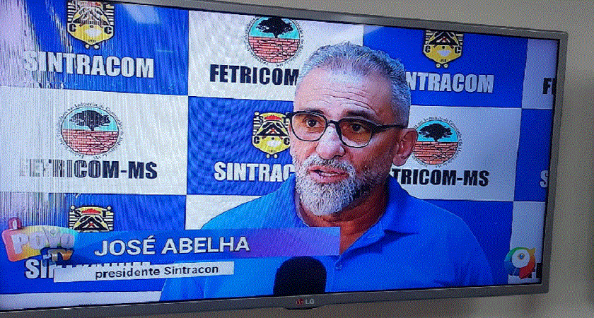 ABELHA É ENTREVISTADO PELO SBT-MS