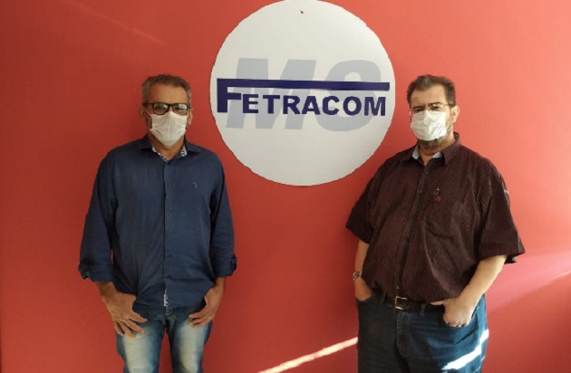 ABELHA VISITA TESOUREIRO DA FETRACOM-MS