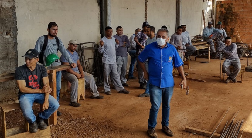 CONSTRUTORA SE COMPROMETE A CUMPRIR LEIS TRABALHISTAS DEPOIS DE PARALISAÇÃO EM CANTEIRO DE OBRA