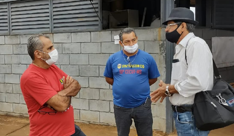 SINTRACOM RESOLVE PROBLEMAS EM OBRA DA VANGUARD NO BAIRRO TIRADENTES