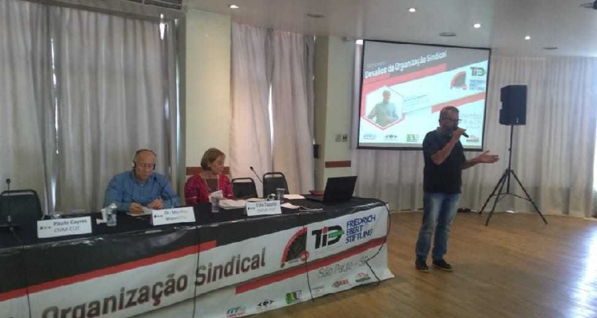 PRESIDENTE DO SINTRACOM DE CAMPO GRANDE PARTICIPA DE MAIS UM SEMINÁRIO