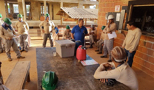 VISITA NA OBRA DA BOGDA EM CAMPO GRANDE