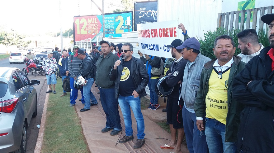 SINTRACOM DE CAMPO GRANDE NA GREVE GERAL