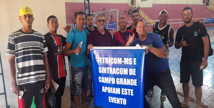 FETRICOM-MS E SINTRACOM DE CAMPO GRANDE PRESTIGIAM TORNEIO DE FUTSAL EM RIBAS DO RIO PARDO