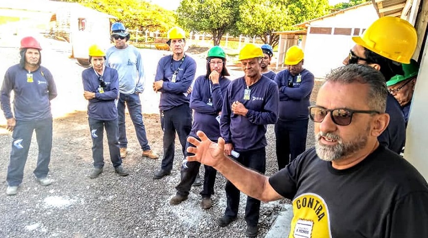 SINTRACOM VISITA OBRA NO AEROPORTO E BUSCA ASSISTÊNCIA PARA TRABALHADORES